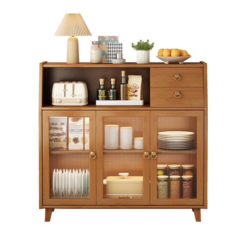 Kitchen storage sideboard living room storage cabinet kitchen cupboard with drawer secondhand cabinet home sideboard tea cabinet