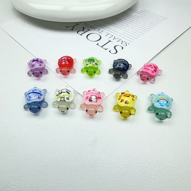 Creative luminous cartoon mini turtle diy resin decorations small turtle blind bag accessories desktop ornaments wholesale Creative luminous cartoon mini turtle diy resin decorations small turtle blind bag accessories desktop ornaments wholesale
