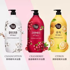 韓国エギン バスローション フローラルフレグランス バスコンパニオン バスミルク ピーチ＆クランベリー 500ml バスジェル