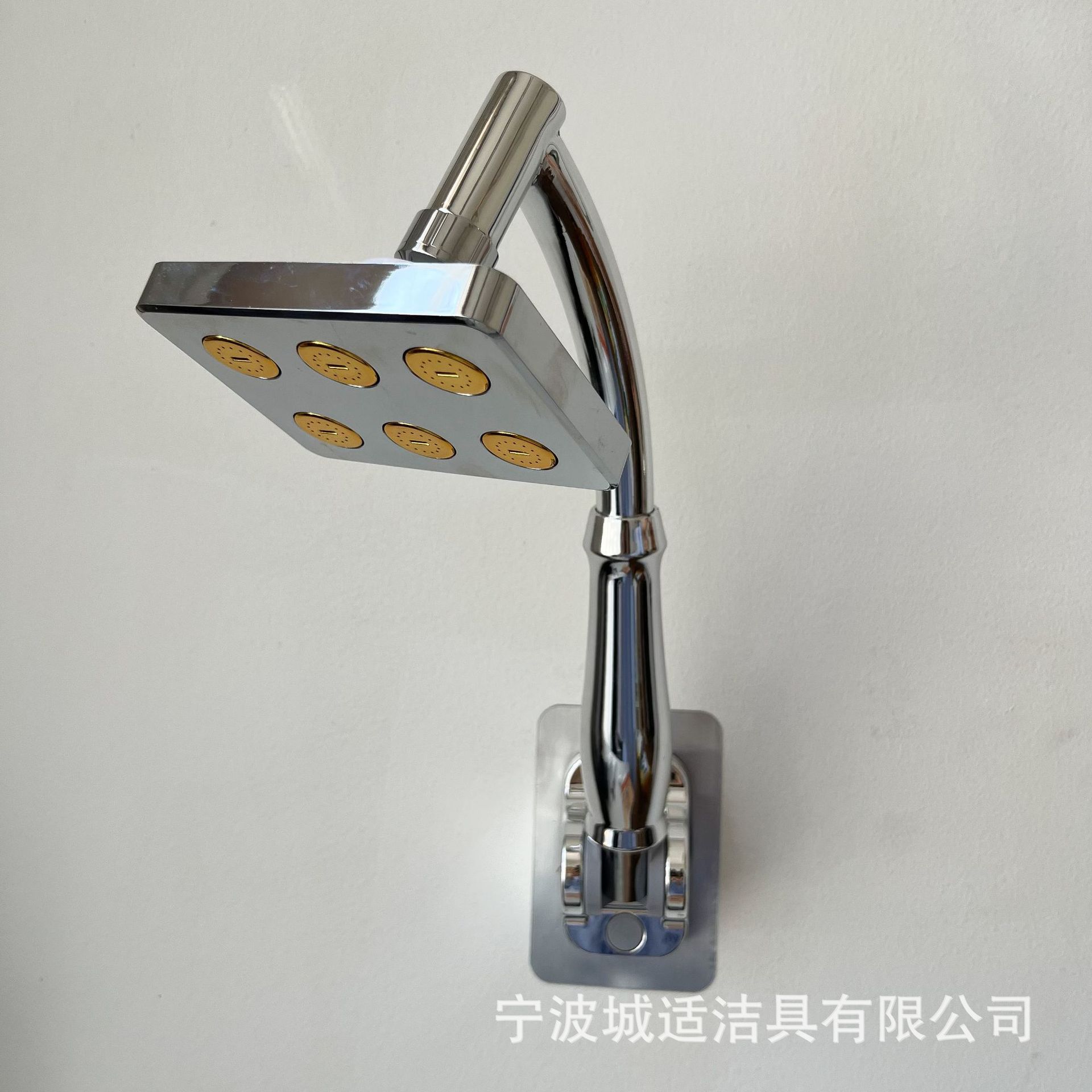 De mano redondo pequeño spray superior de plata (incluso el cabezal de la ducha es también spray superior)