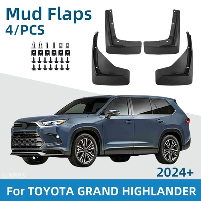 Car Mud Flaps Suitable for Toyota Grand Highlander 2024-2025 Mud Flaps