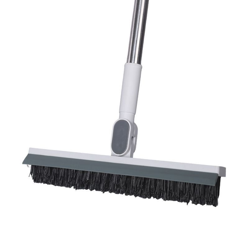 Cepillo de piso Cepillo de piso de baño de mango largo Cepillo de piso de lavado de piso de hueco Lavado de baño Limpieza de pared Lavado de inodoro Raspado de piso