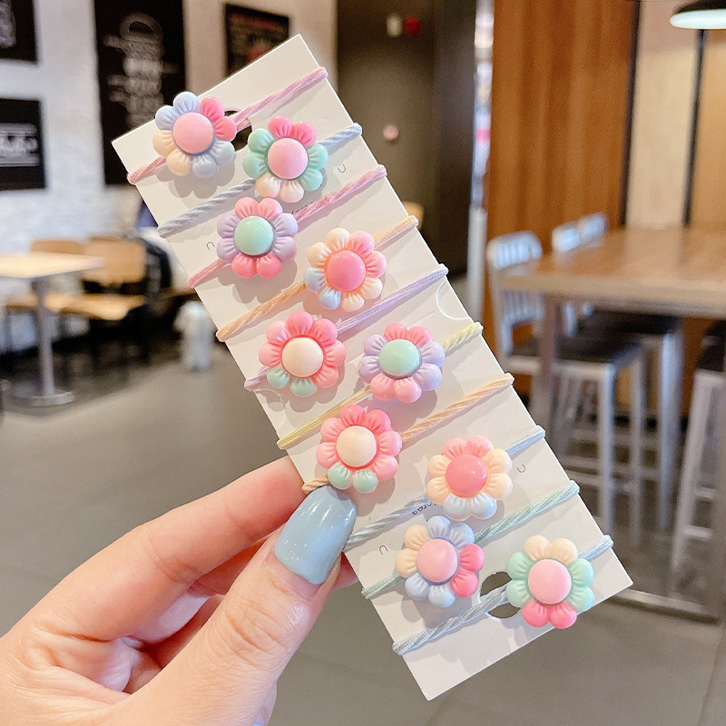 Bebé lindo de alto valor facial de cabello de la niña no lastimó el cabello de dibujos animados de cabello para niños anillo de cabello de cabello