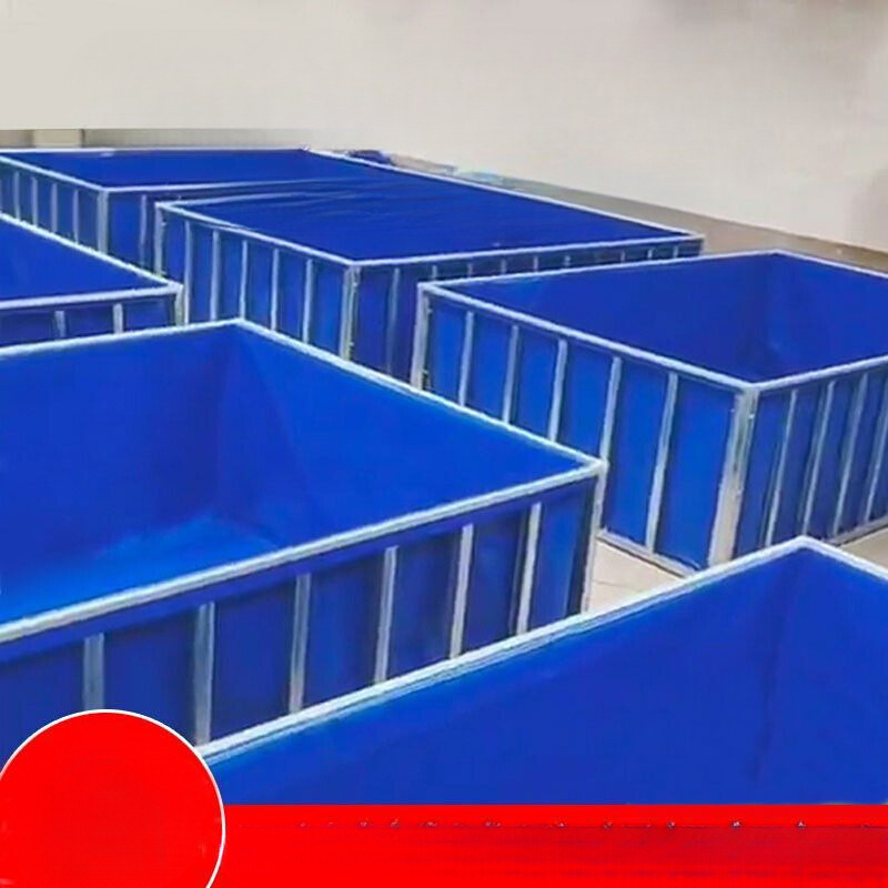 帆布鱼池防水布养殖专用箱户外养殖水箱加厚篷布蓄水池刀刮布水池