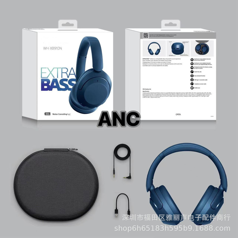 ForeigN Trade Cross-border E-commerce Hot Sell XB910N Head-mouNted Noise ReductioN Bluetooth Wireless 5.0 Mobile PhoNe Music Bass HeadphoNes