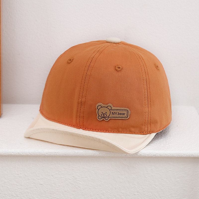 Sombreros para bebés lindos gorras de lengua de goma suave primavera / otoño / invierno gorras de béisbol para bebés varones y niñas sombreros de algodón versátiles