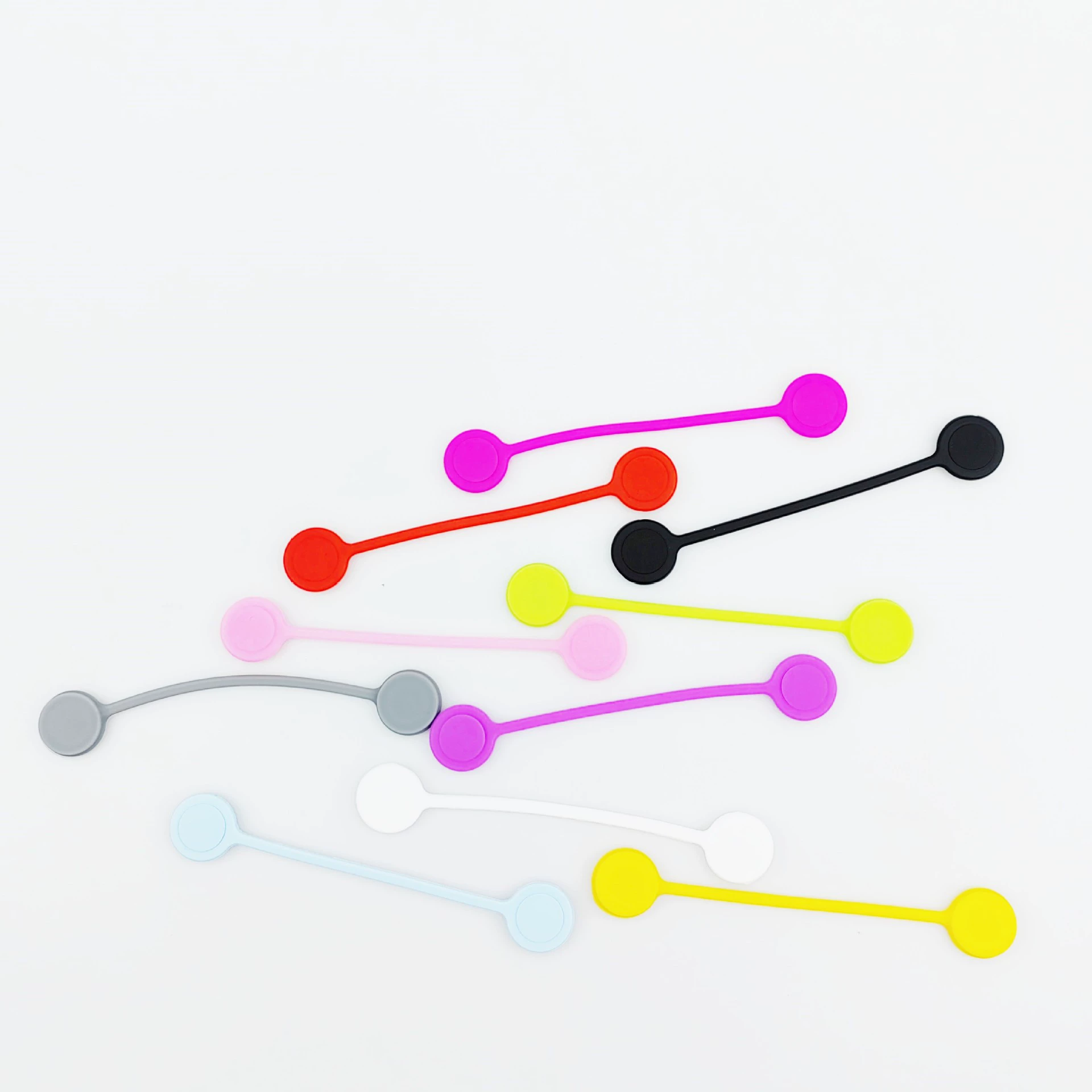 The headset magnetic winding wire charging cable header wire thread multi -purpose strong magnetic data cable storage device