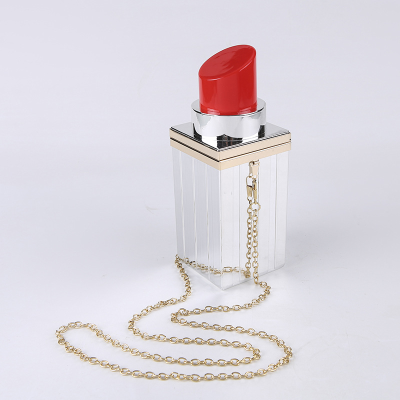 Silver lipstick + bright red