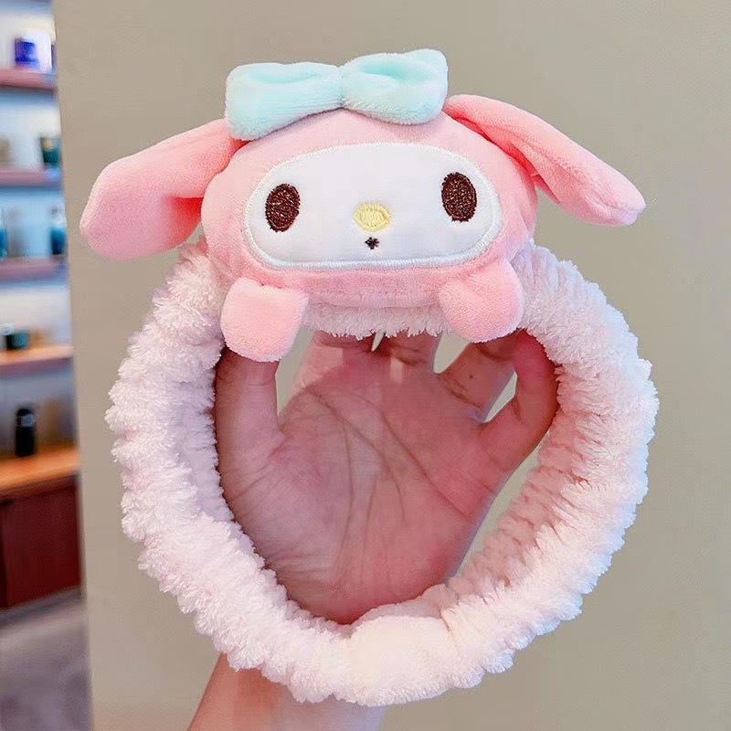 新しいかわいいクマのヘアバンド洗顔漫画ヘアバンドクリエイティブ弓動物ヘアリングフランネルヘアバンド卸売|undefined