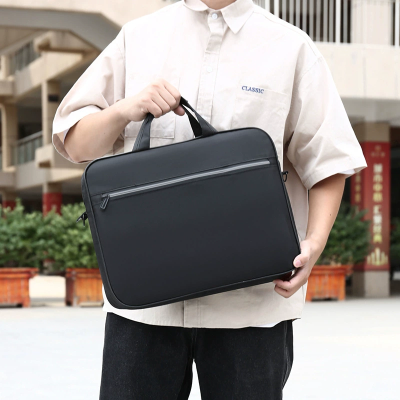 Capacious laptop, shoulder bag for documents, purse