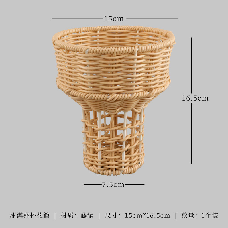 도매 및 소매 아이스크림 컵 꽃바구니(1개), 그림과 같이 소스 제조업체