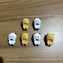 一二布布趴趴背贴显示屏玩偶公仔装饰汽车手机电脑平板配件情侣女