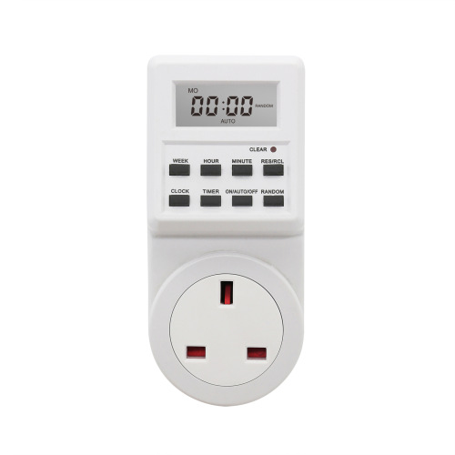 British small screen timer switch smart socket timer socket household multi-function timing socket
