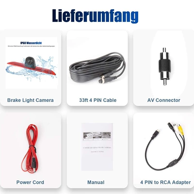 Suitable for Ford Transit Rv Vehicle camera - high-definition-night-vision-aerial-cable