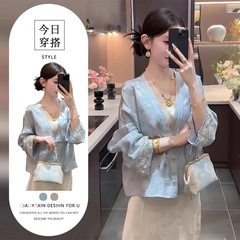 単品/2025夏の新型中国風チャイナドレス