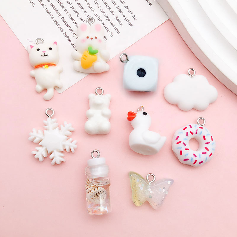 10 PCS/Package 10-30mm Alloy Animal Bear Candy Pendant display picture 7