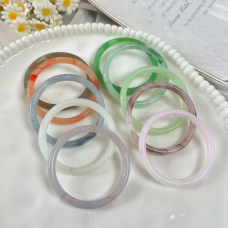 Children's Bracelets, Women's Bracelets, Jingle Bracelets, a Pair of Bracelets, Women's Summer Glass Bracelets, Bestie Jewelry, Girls' Birthday Gifts