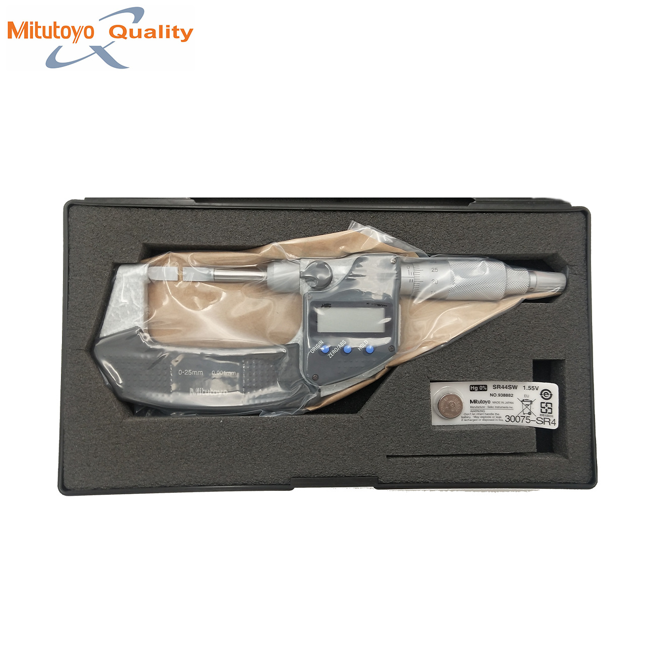 Mitutoyo日本三丰叶片刀口电子螺旋测微器422-231-30 25-50mm