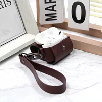 Spot ins Корейская Bluetooth кожаная сумка для наушников airPods 3 поколения кожаный чехол для наушников многоцветный