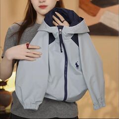 男童女童连帽冲锋衣外套2025春秋季新款儿童宝宝休闲宽松防风上衣