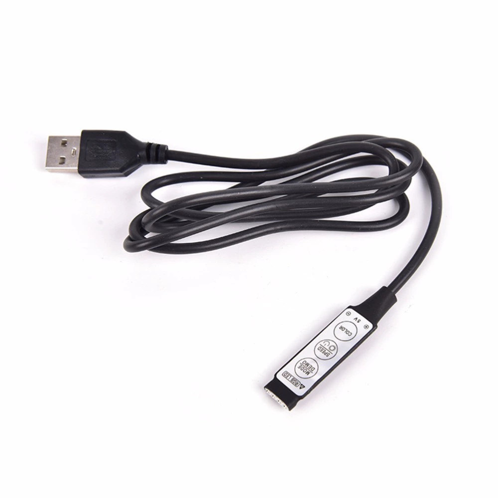 Цветной LED контроллер, лампа, ультра тонкий светодиодный лент, 3 клавиши, 5V, 24V