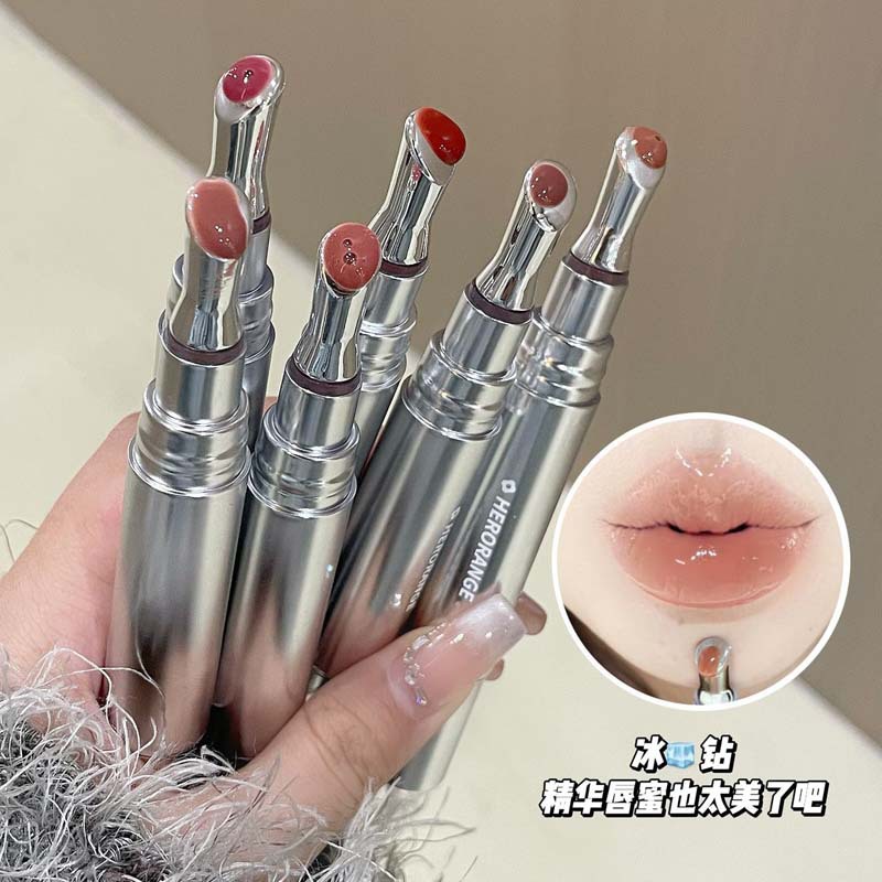 HERORANGE Moisturizing lip gloss, lipstick, mirror effect, plump lips effect