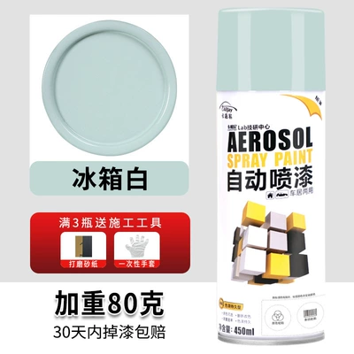 Avtomobil boyası: colors bright black silver paint - 251-refrigerator-white-450ml