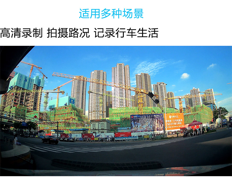 Suitable for 2025 New Rearview Mirror Driving Recorder Car Full-Screen Front and Rear Dual-Camera Ultra-High-Definition Night Vision