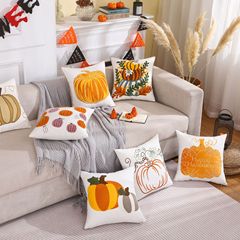 外国貿易クロスボーダーかぼちゃ刺繍ハロウィーン抱き枕カバー腰は工場の現物でアマゾンの速売通を代行します。