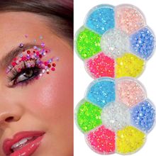 跨境新品7格彩色树脂钻盒装DIY手机壳美甲装饰配件树脂平底果冻钻