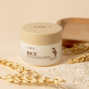 Cross-Border New Product Laiko Rice Cream 30g Moisturizing Cream Moisturizing Plant Extract Facial Skin Care Fda Cosmetics
