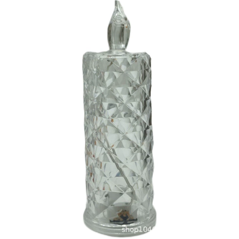 Светодиодная Роза Halo свечная лампа для девочек настольная прикроватная ресторанная атмосфера имитация кристалла креативная Подарочная лампа