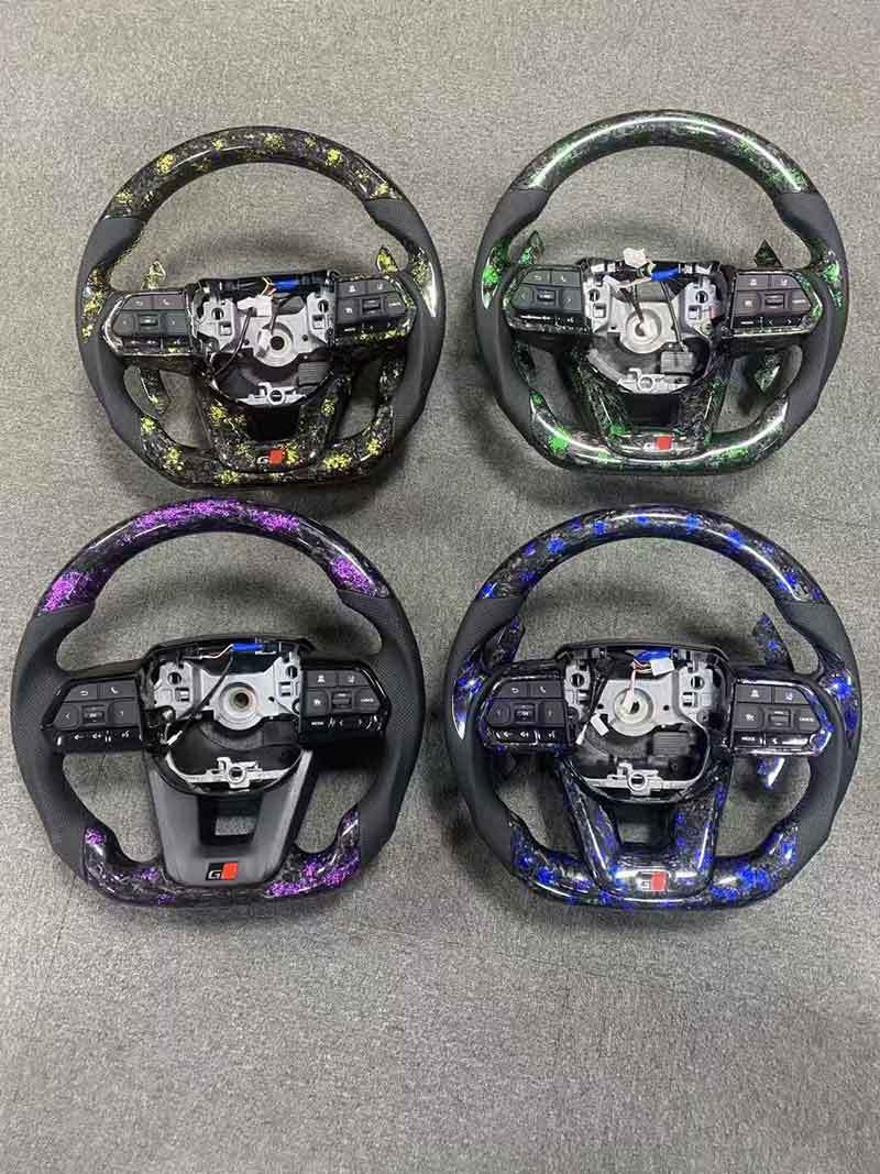 Cooluze Lc300 Lc200 Lc150 Fortuner Hilux Revo Forged Carbon Fiber Steering Wheel