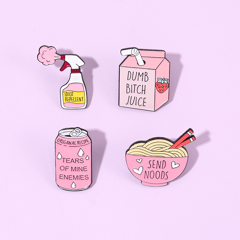 10g Weight Brooches Classification Holiday, Daily Occasion Alloy Material Cartoon Pattern Unisex Gender Stoving Varnish Design Cute Style Cute Pin Cartoon Alloy Stoving Varnish Unisex Brooches 2