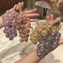 现货爆款大颗水晶葡萄香皂串精油洗手葡萄皂迷你透明水晶手工香皂
