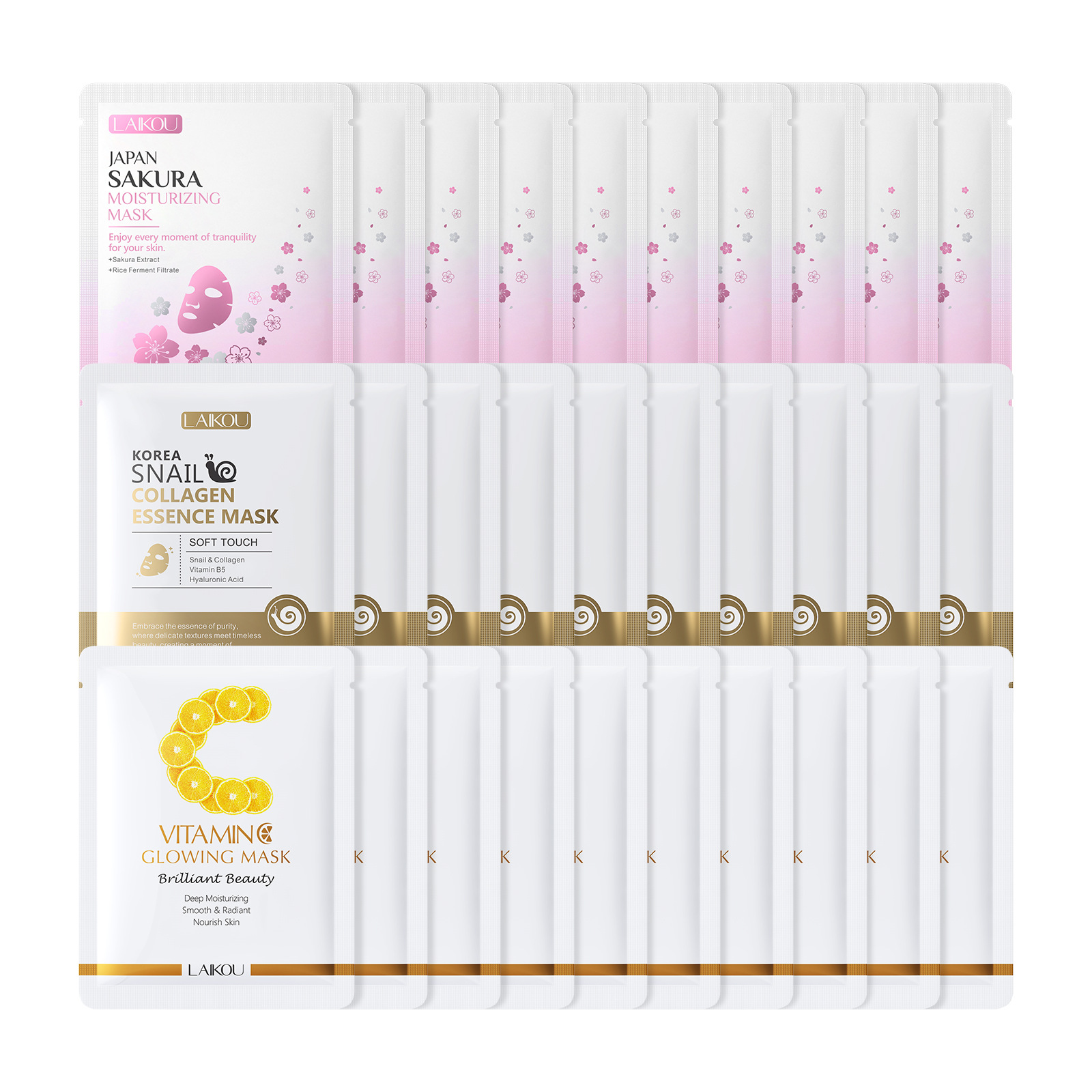 Set de Leche de Caracol Sakura LAIKOU Transfronterizo, Combinación de Sets Variados, Combinación Libre, Disponible en Fábrica. image 39