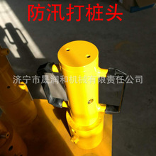 汽油动力防汛应急打桩机 河道抢险堤坝加固抢险施工快速打桩设备