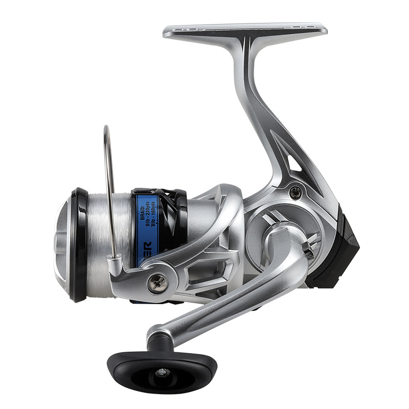 Oferta especial en carrete de pesca con línea de 100 m - Carrete giratorio con cabezal electrochapado NF modelo 2000.