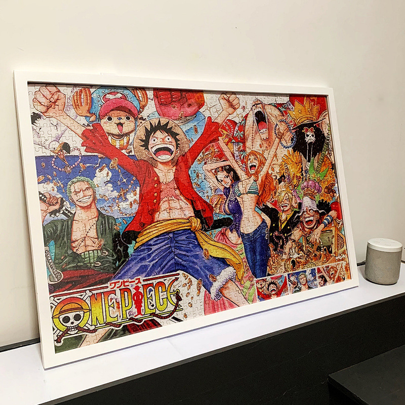 7Yx Wholesale Puzzle Photo Frame Frame Mounted Solid Wood Simple 50X70 75cm Picture Frame 70X100Cm Wall Hanging 6