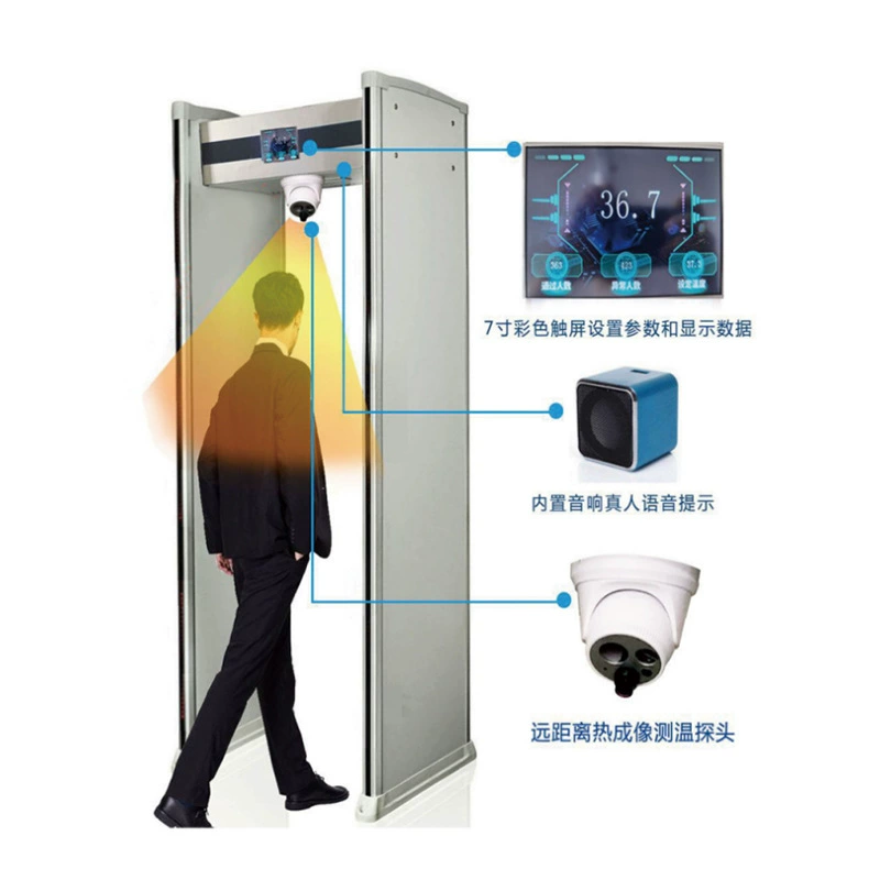Измерение температуры защитной двери инфракрасная дверь SY-RT90 тепловизионное измерение температуры двери цветной сенсорный экран станции блок измерения температуры дверь