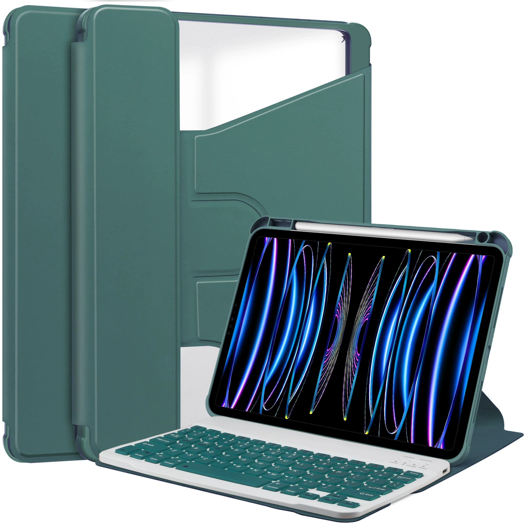 Защитный чехол для планшета iPad с защитой 360°, акриловый, iPad Air13 2024 TPU перьевая выемка кожаный футляр