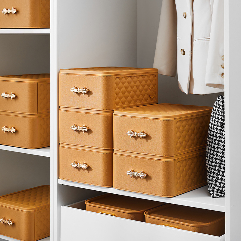 下着収納ケース靴下下着整理ケース家庭用引き出し式たんす三合一肌着ブラジャー|undefined