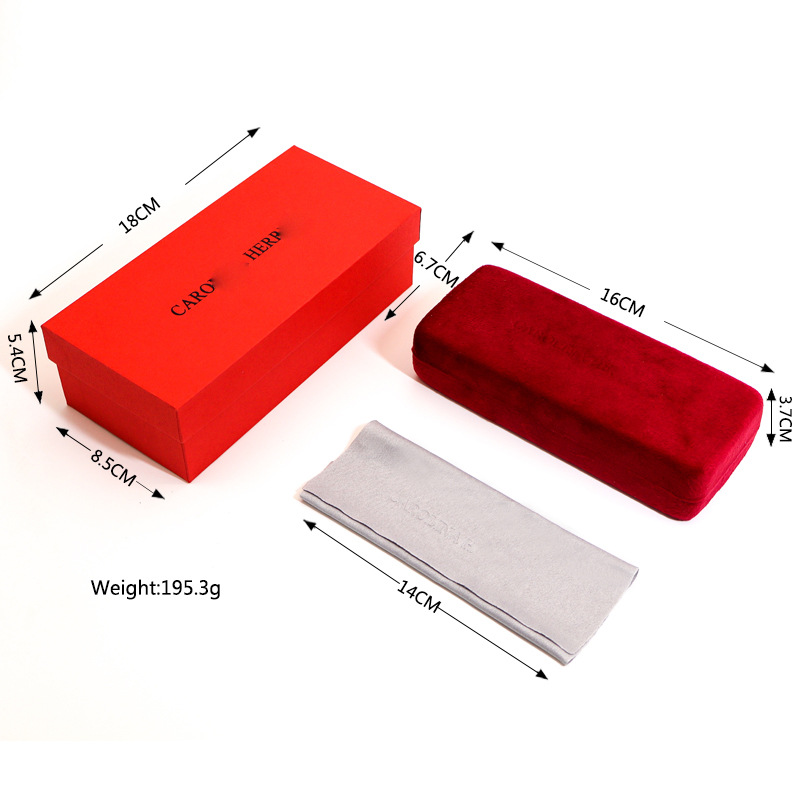 Fábrica al por mayor directa de una sola pieza de caja de espejos de alta calidad caja de almacenamiento gafas de sol gafas de sol caja de gafas de sol