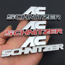 AC SCHNITZER改装金属3d立体装饰车身标改装徽章尾标贴标