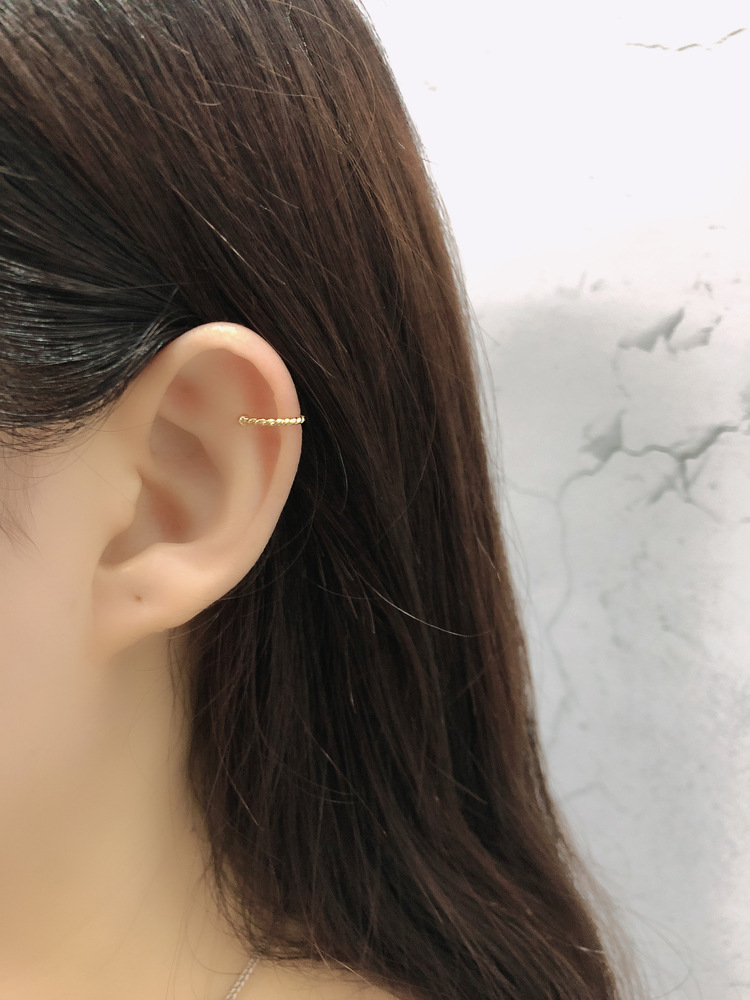 3g Weight Earrings Event & Party Supplies Ear clips Classification 1 Piece 925 Sterling Silver Twist Ear Clips