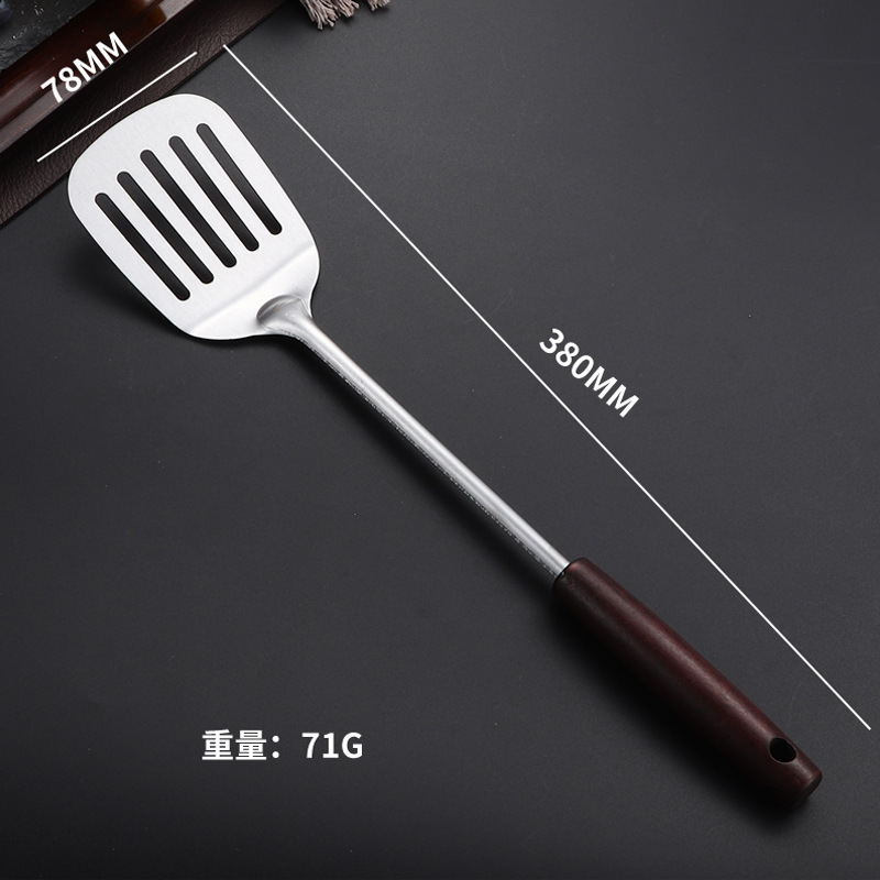 레트로 나무 손잡이 주걱 (얇은 타입)