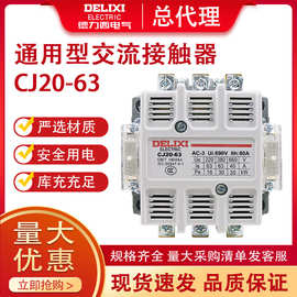 德力西CJ20-63A 220V CJ20 100A接触器100A 250A 400A 630A