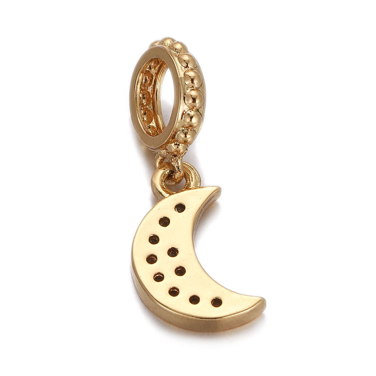 4g Weight Pendant Jewelry Making Type Gold Plated Plating Material Zircon Inlay Material 1 Piece Quantity Holiday, Daily Occasion Copper Material Geometric, Star, Moon Pattern Women's Gender Enamel Design Simple Style Style 1 Piece Copper Zircon Gold Plated Geometric Star Moon Pendant 40
