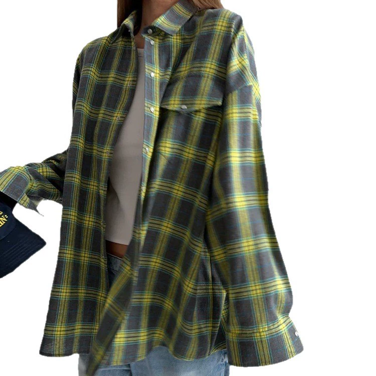 (Граничная торговля), ретро модная рубашка, oversize