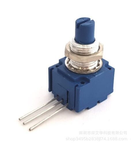 91A1A-B28-D15L  10K欧1W20%方型单转300度1000PPM导电塑料密封